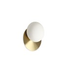 Ideal Lux Lampa Ścienna NINFEA AP1 OTTONE Mosiądz 293646 Ideal Lux Lampa Ścienna NINFEA AP1 OTTONE Mosiądz 293646
