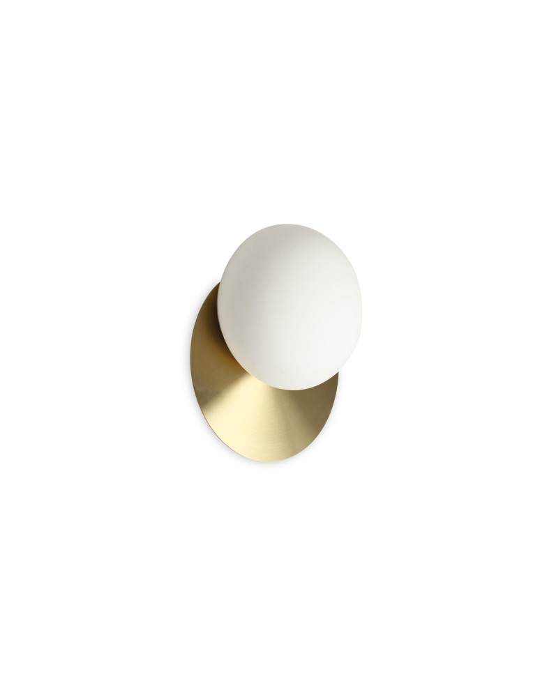 Ideal Lux Lampa Ścienna NINFEA AP1 OTTONE Mosiądz 293646 Ideal Lux Lampa Ścienna NINFEA AP1 OTTONE Mosiądz 293646