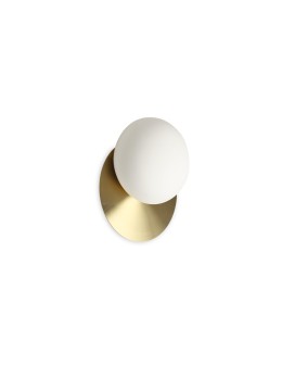 Ideal Lux Lampa Ścienna NINFEA AP1 OTTONE Mosiądz 293646