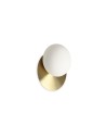 Ideal Lux Lampa Ścienna NINFEA AP1 OTTONE Mosiądz 293646 Ideal Lux Lampa Ścienna NINFEA AP1 OTTONE Mosiądz 293646