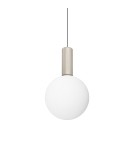Ideal Lux Lampa Wisząca ODEON SP1 D20 Biały/Szary 349206