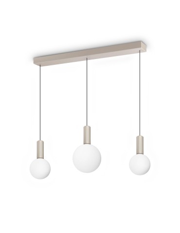 Ideal Lux Lampa Wisząca ODEON SP3 Biały/Szary 349213