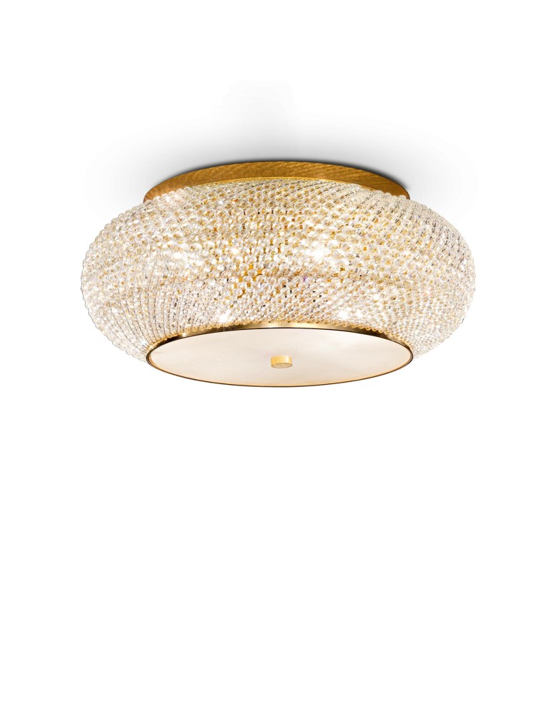 Ideal Lux Lampa Sufitowa PASHA' PL10 ORO Złoty 100791