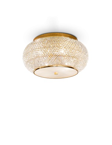 Ideal Lux Lampa Sufitowa PASHA' PL6 ORO Złoty 100807