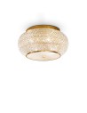 View Ideal Lux Lampa Sufitowa PASHA' PL6 ORO Złoty 100807