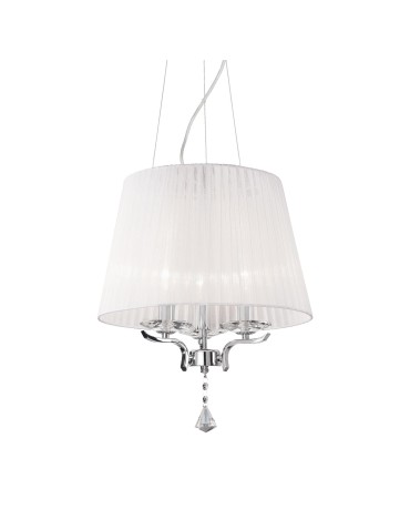 Ideal Lux Lampa Wisząca PEGASO SP3 BIANCO Biały/Chrom 059235