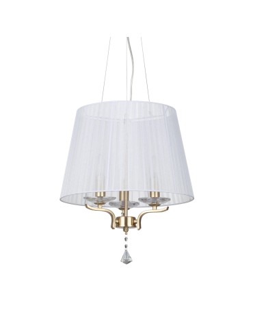 Ideal Lux Lampa Wisząca PEGASO SP3 OTTONE Mosiądz 197715