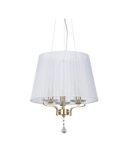 Ideal Lux Lampa Wisząca PEGASO SP3 OTTONE Mosiądz 197715