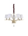 View Ideal Lux Lampa Wisząca PEGASO SP5 OTTONE Mosiądz 197722