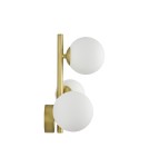 Ideal Lux Lampa Ścienna PERLAGE AP3 BIANCO Biały/Mosiądz 283784 Ideal Lux Lampa Ścienna PERLAGE AP3 BIANCO Biały/Mosiądz 283784