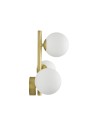 Zobacz Ideal Lux Lampa Ścienna PERLAGE AP3 BIANCO Biały/Mosiądz 283784