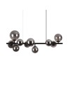 Zobacz Ideal Lux Lampa Wisząca PERLAGE SP10 FUME' Dymiony/Czarny 271408