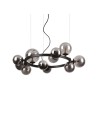 Zobacz Ideal Lux Lampa Wisząca PERLAGE SP11 FUME' Dymiony/Czarny 271392