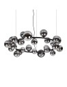 View Ideal Lux Lampa Wisząca PERLAGE SP25 FUME' Dymiony/Czarny 363387