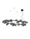 Zobacz Ideal Lux Lampa Wisząca PERLAGE SP30 FUME' Dymiony/Czarny 296753