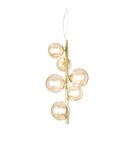 Ideal Lux Lampa Wisząca PERLAGE SP6 AMBRA Bursztynowy/Mosiądz 317793 Ideal Lux Lampa Wisząca PERLAGE SP6 AMBRA Bursztynowy/Mosiądz 317793