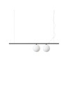 Zobacz Ideal Lux Lampa Wisząca PERLINE SP2 NERO Czarny 306995