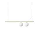 Ideal Lux Lampa Wisząca PERLINE SP2 OTTONE Mosiądz 282107 Ideal Lux Lampa Wisząca PERLINE SP2 OTTONE Mosiądz 282107