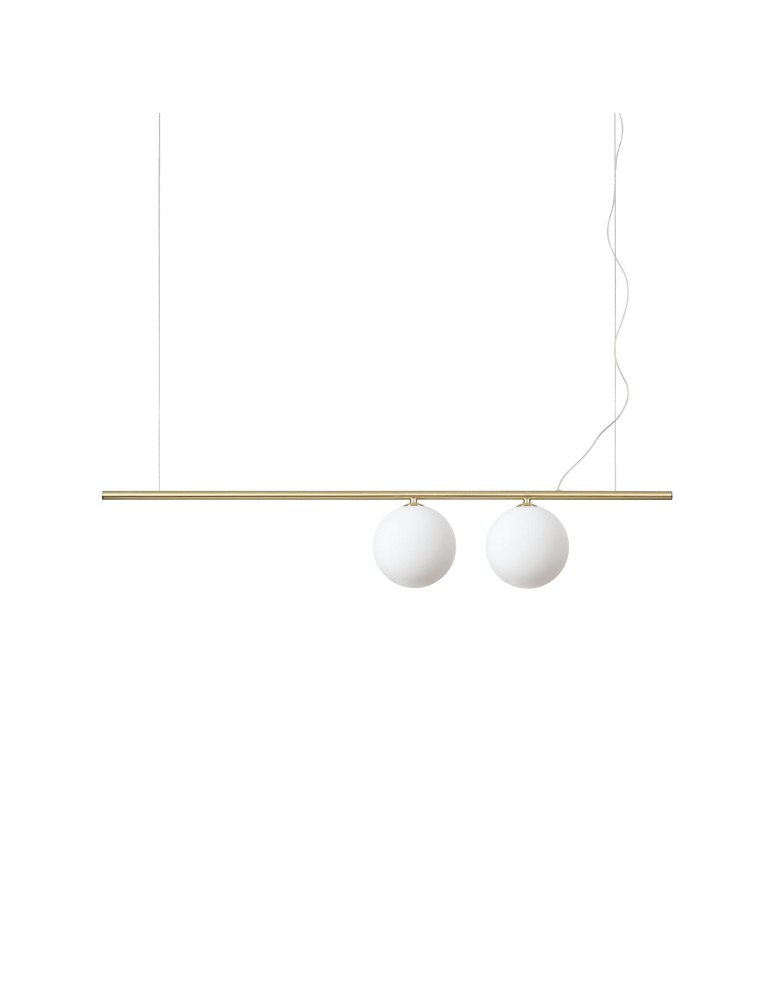 Ideal Lux Lampa Wisząca PERLINE SP2 OTTONE Mosiądz 282107 Ideal Lux Lampa Wisząca PERLINE SP2 OTTONE Mosiądz 282107