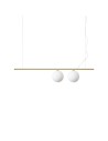 Zobacz Ideal Lux Lampa Wisząca PERLINE SP2 OTTONE Mosiądz 282107