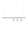 Zobacz Ideal Lux Lampa Wisząca PERLINE SP3 NERO Czarny 307008