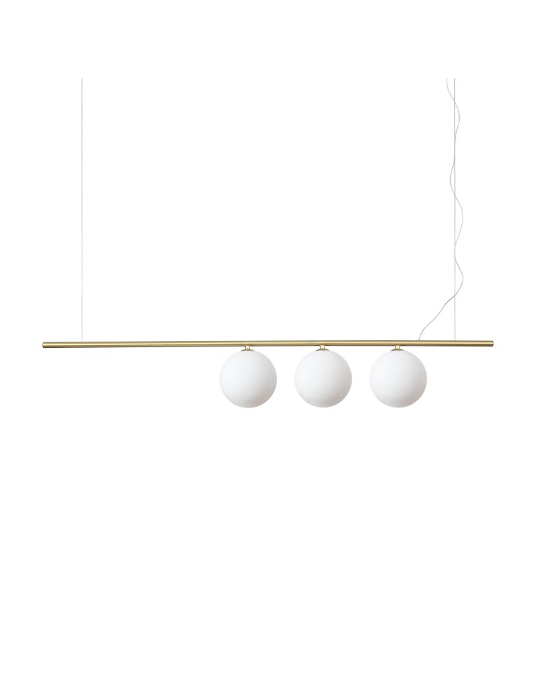 Ideal Lux Lampa Wisząca PERLINE SP3 OTTONE Mosiądz 282114 Ideal Lux Lampa Wisząca PERLINE SP3 OTTONE Mosiądz 282114
