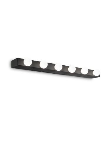 Ideal Lux Lampa Ścienna PRIVE' AP6 NERO Czarny 159508