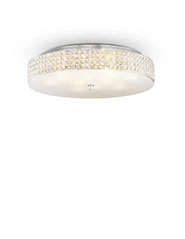 Ideal Lux Lampa Sufitowa ROMA PL12 Chrom 087870