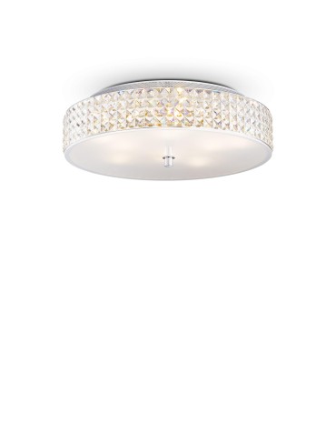 Ideal Lux Lampa Sufitowa ROMA PL9 Chrom 087863