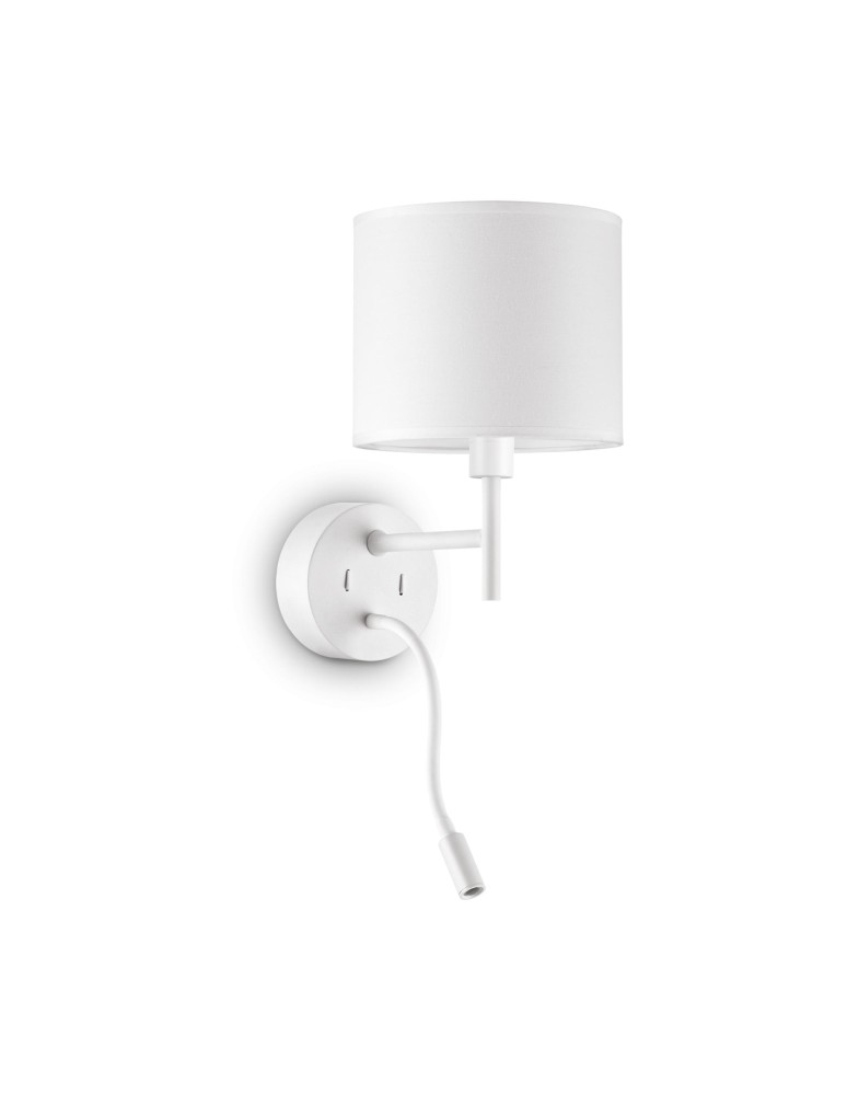Ideal Lux Lampa Ścienna SET UP MAP2 BIANCO Biały 259819