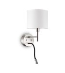 Ideal Lux Lampa Ścienna SET UP MAP2 NICKEL Nikiel 259833
