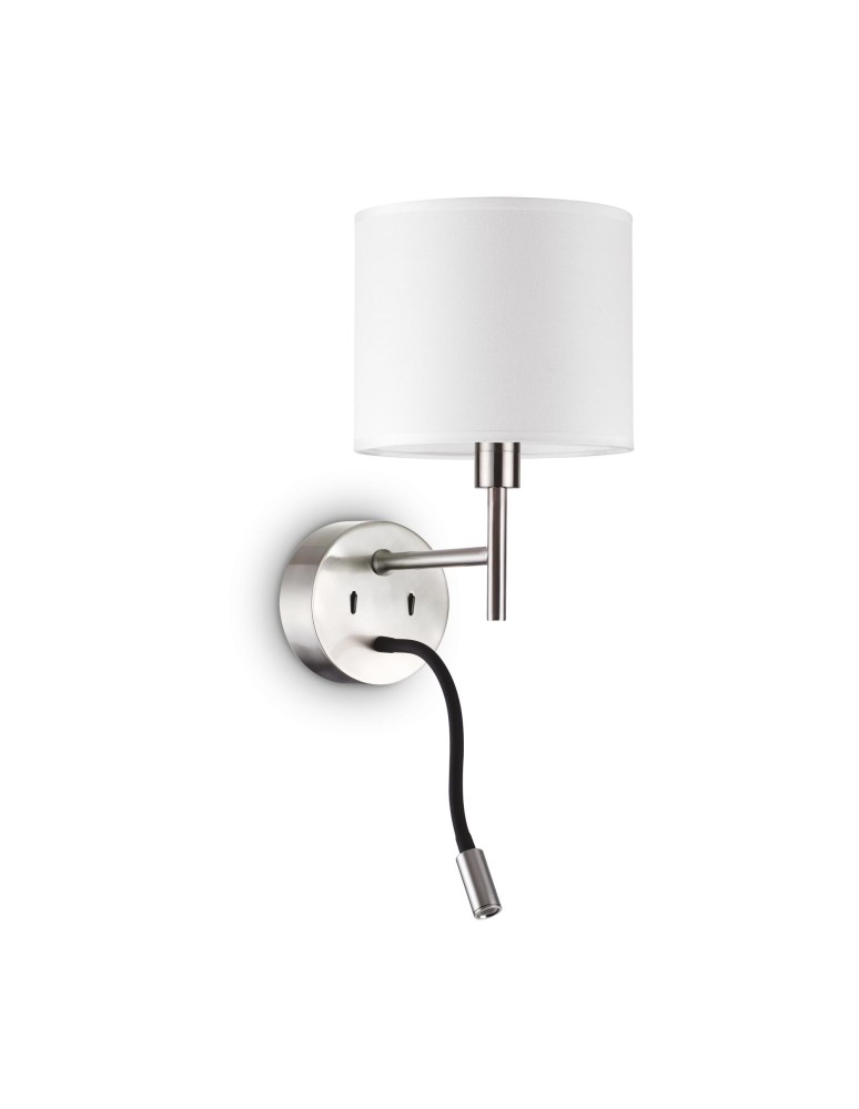 Ideal Lux Lampa Ścienna SET UP MAP2 NICKEL Nikiel 259833