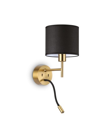 Ideal Lux Lampa Ścienna SET UP MAP2 OTTONE Mosiądz 259857
