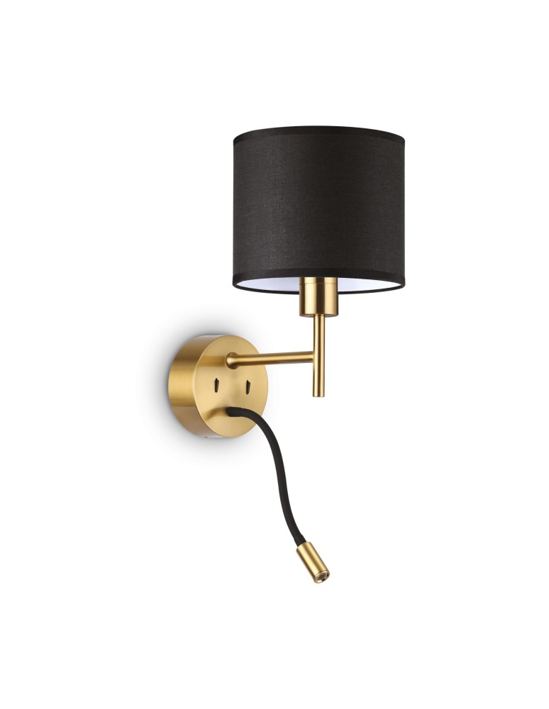 Ideal Lux Lampa Ścienna SET UP MAP2 OTTONE Mosiądz 259857