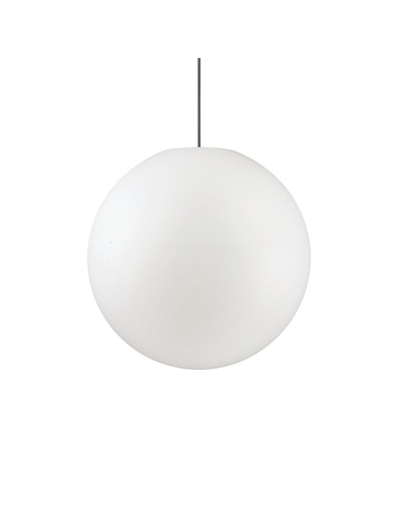 Ideal Lux Lampa Wisząca SOLE SP1 D50 Biały 136011 Ideal Lux Lampa Wisząca SOLE SP1 D50 Biały 136011