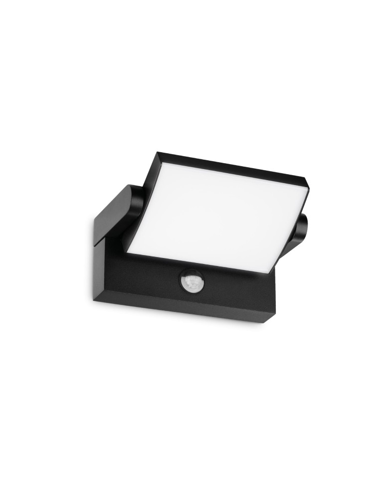 Ideal Lux Lampa Ścienna SWIPE AP SENSOR NERO Czarny 287737 Ideal Lux Lampa Ścienna SWIPE AP SENSOR NERO Czarny 287737