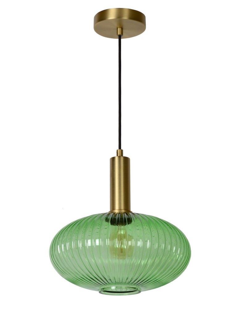 Green pendant lamps - Lucide MALOTO Pendant 1xE27 green 45386/30/33 - product kolory-swiatla.pl 11