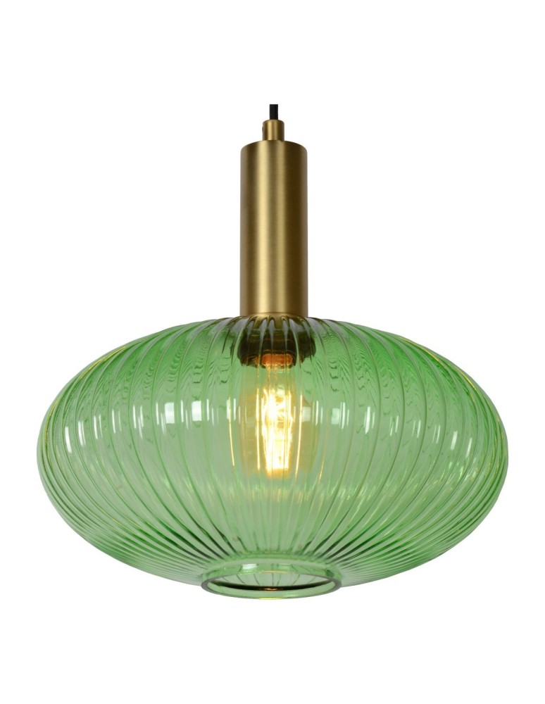 Green pendant lamps - Lucide MALOTO Pendant 1xE27 green 45386/30/33 - product kolory-swiatla.pl 18