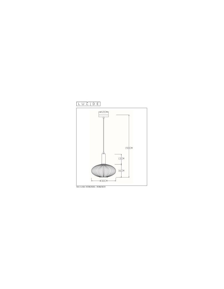 Green pendant lamps - Lucide MALOTO Pendant 1xE27 green 45386/30/33 - product kolory-swiatla.pl 19