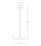 Zambelis Wisząca LED 6W 3000K Wood 19150