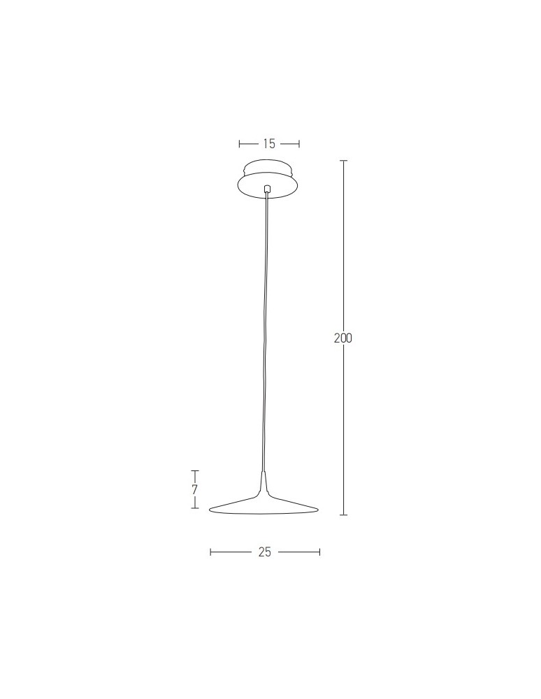 Zambelis Wisząca LED 6W 3000K Wood 19150