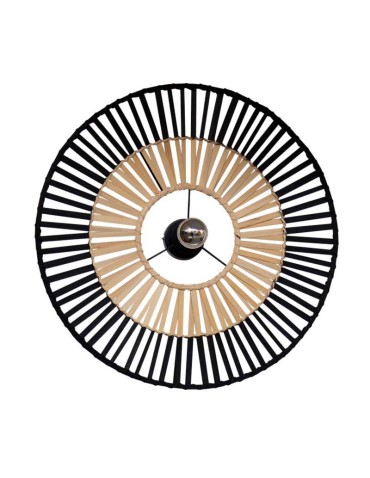 Zambelis Sufitowa E27 Max 40W Czarny Bambus 19252
