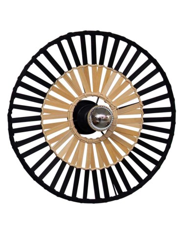 Zambelis Sufitowa E27 Max 40W Czarny Bambus 19253
