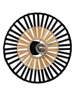 Zambelis Sufitowa E27 Max 40W Czarny Bambus 19253