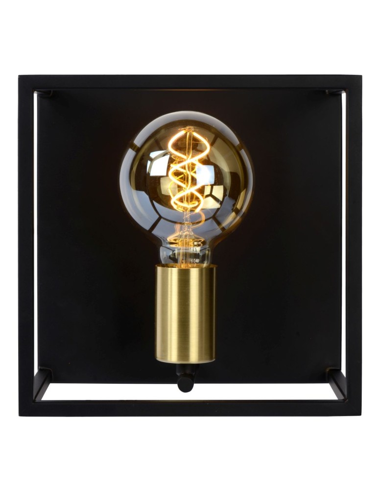 Wall lamps - Lucide RUBEN Wall mounted 1xE27 satin black brass 00224/01/30 - product kolory-swiatla.pl 11