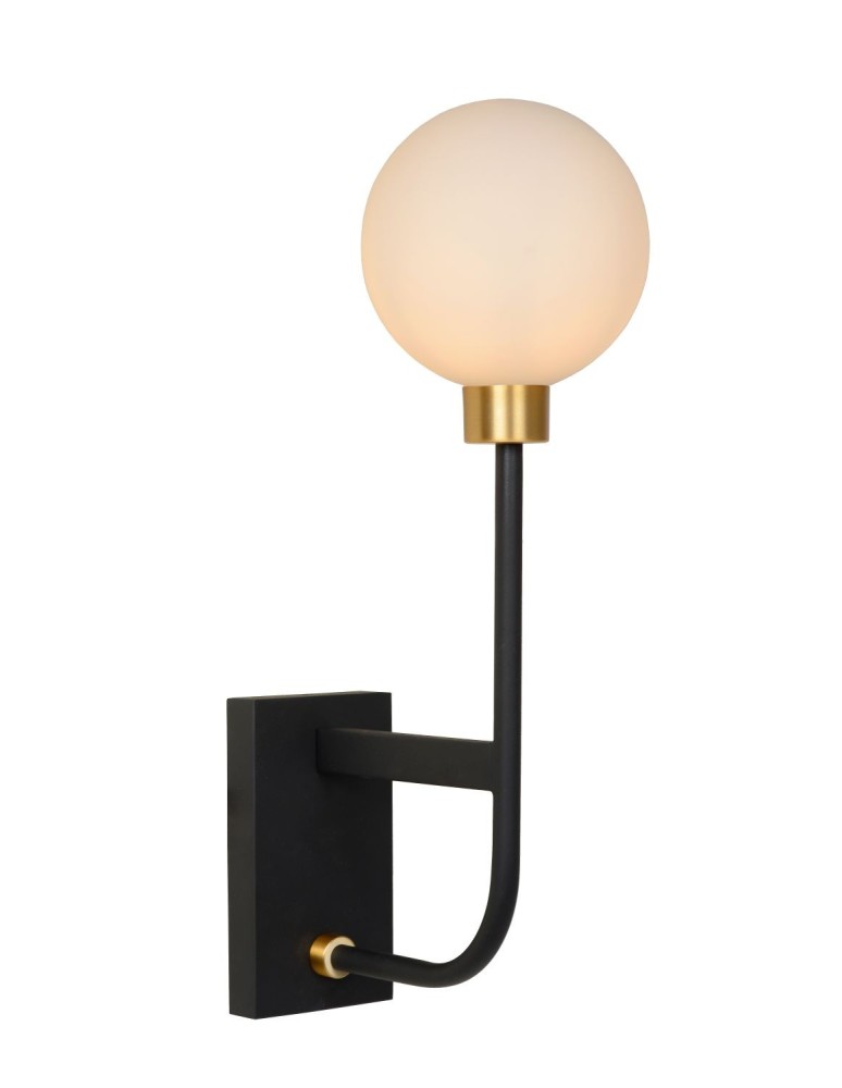 Bathroom wall lamps - Lucide BEREND Wall lamp 1xG9 black 30266/01/30 - product kolory-swiatla.pl 1