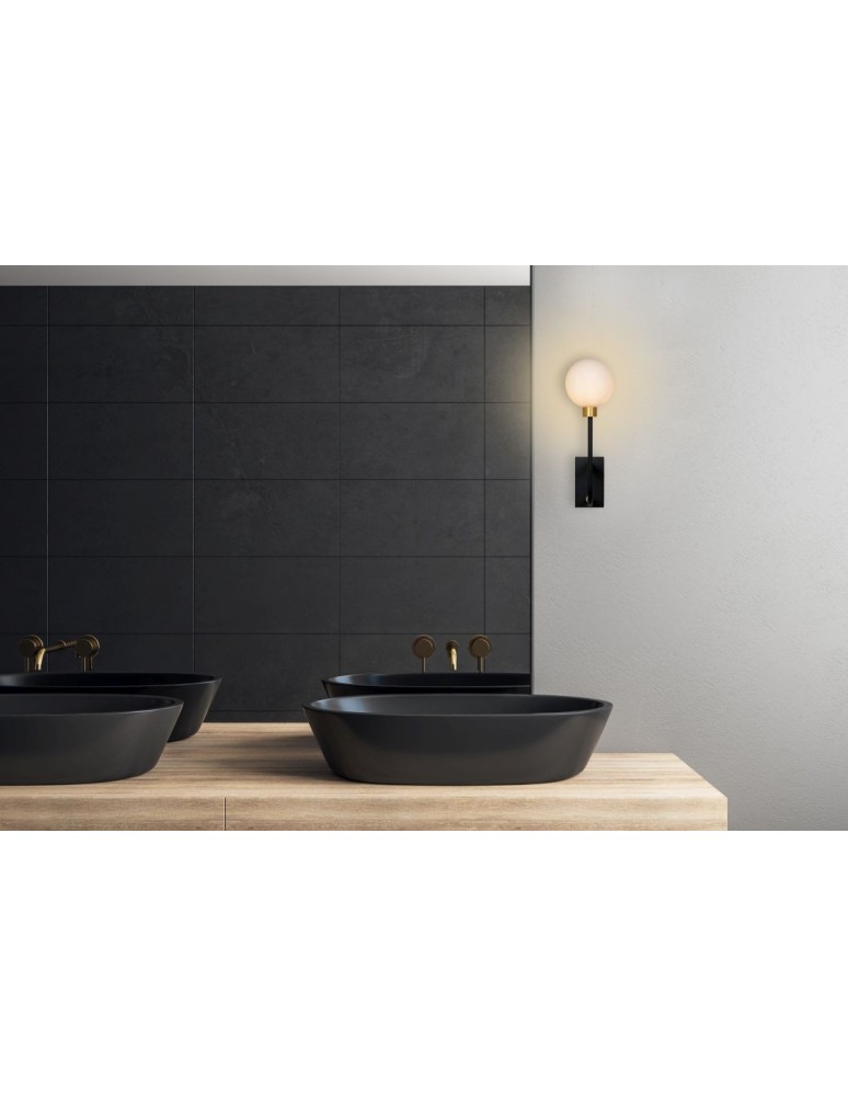 Bathroom wall lamps - Lucide BEREND Wall lamp 1xG9 black 30266/01/30 - product kolory-swiatla.pl 12