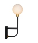 Bathroom wall lamps - Lucide BEREND Wall lamp 1xG9 black 30266/01/30 - product 15