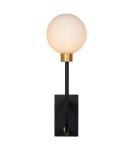 Bathroom wall lamps - Lucide BEREND Wall lamp 1xG9 black 30266/01/30 - product 16