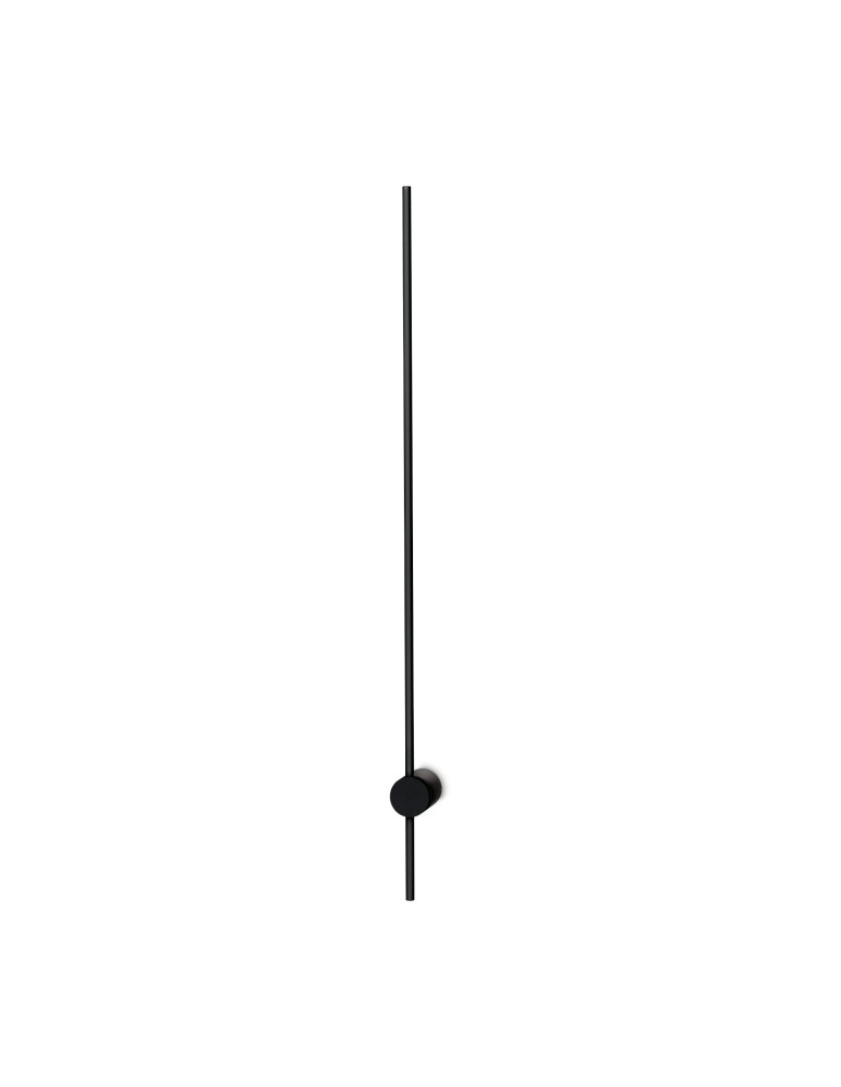 Ideal Lux Lampa Ścienna ESSENCE AP ROUND D115 LUCE IND. NERO 2700K Czarny 341019